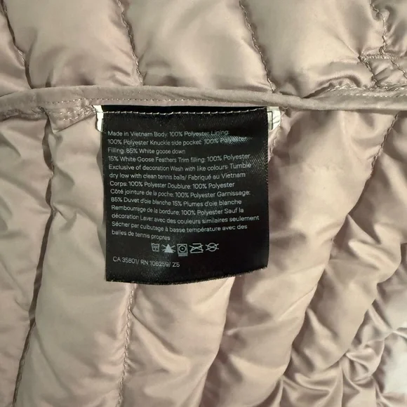 Lululemon Pack It Down Jacket Mauve color Size 6 - Picture 7 of 7